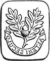 John Quincy Adams acorn and oak leaf seal 